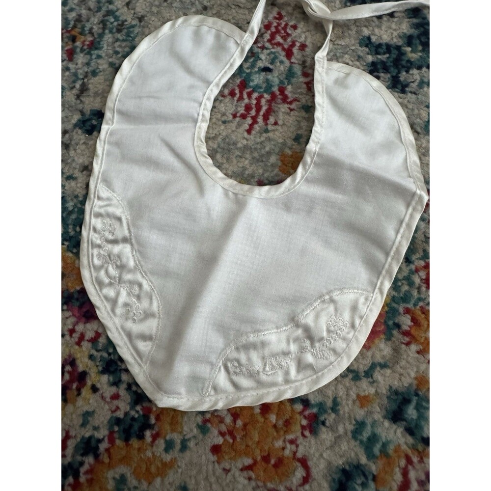 Vintage Baby Dior Christening Bib